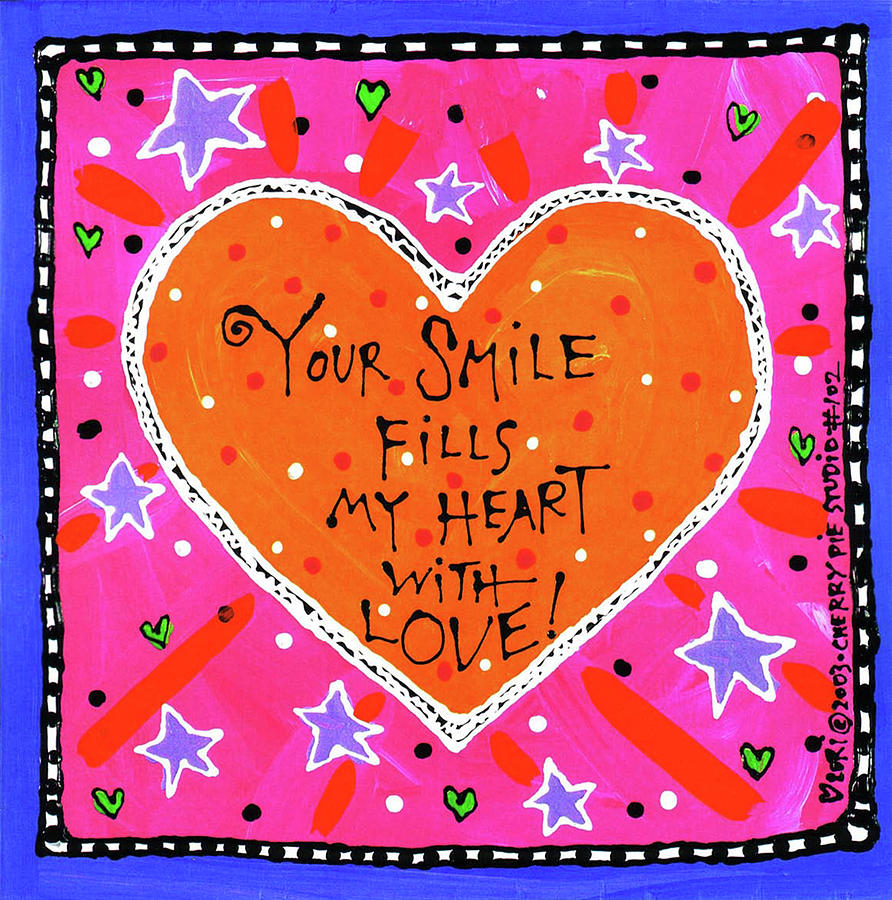 Your Smile Painting by Cherry Pie Studios