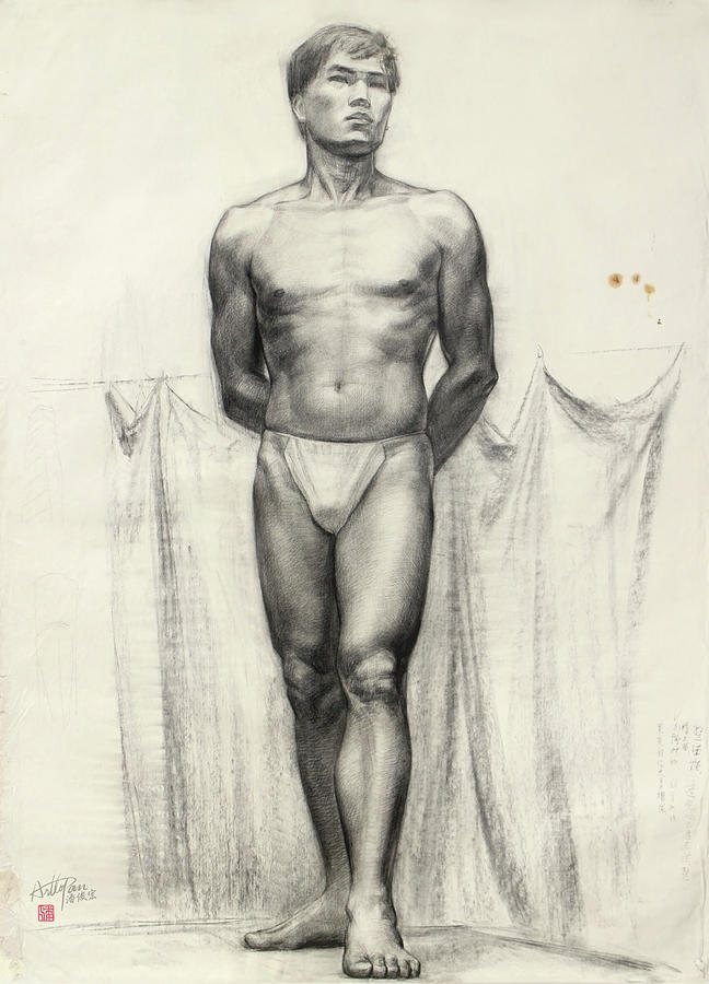 hyper realistic human body, far-shot, detailed, sketch | Stable Diffusion