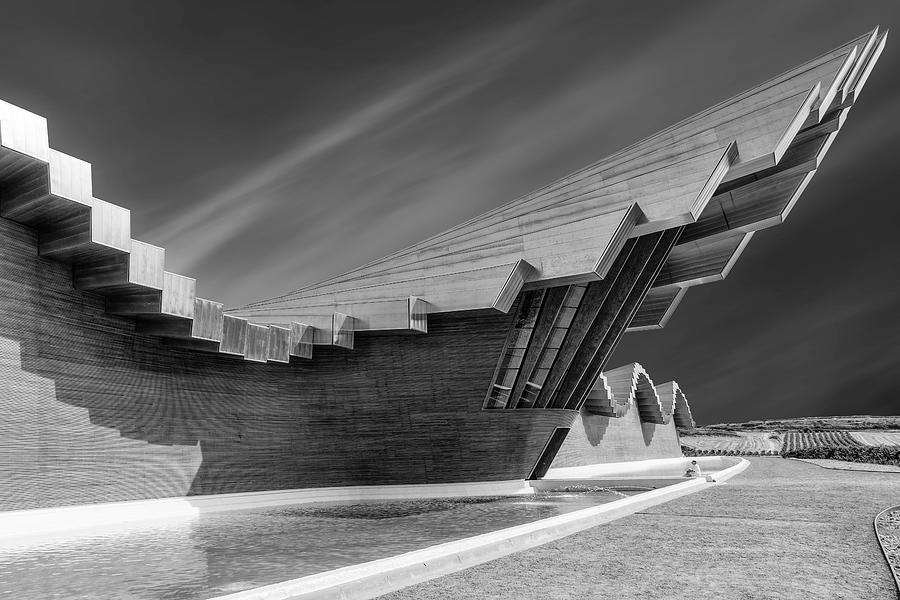 Architecture Photograph - Ysios Winery II by Luc Vangindertael