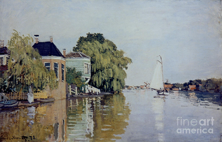  Zaandam, 1872 Painting by Claude Monet