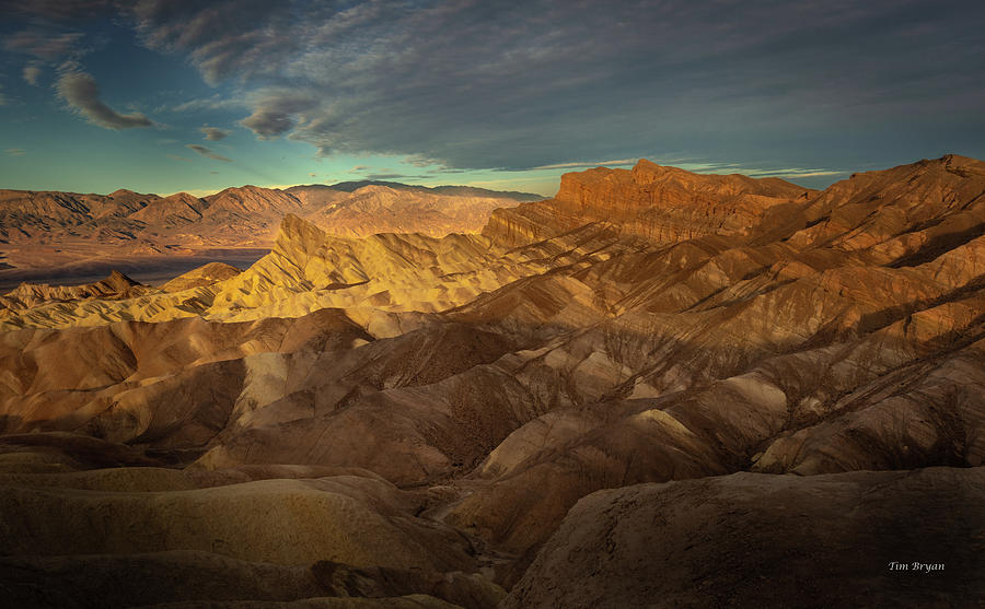 Desert Photograph - Zabriske Point by Tim Bryan