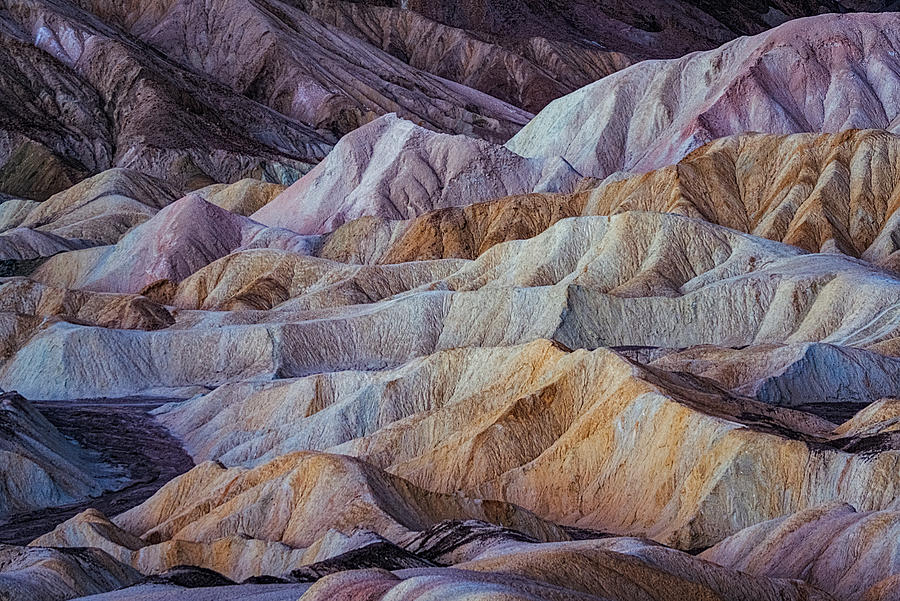 Desert Photograph - Zabriskie Point Colors by Benton Murphy