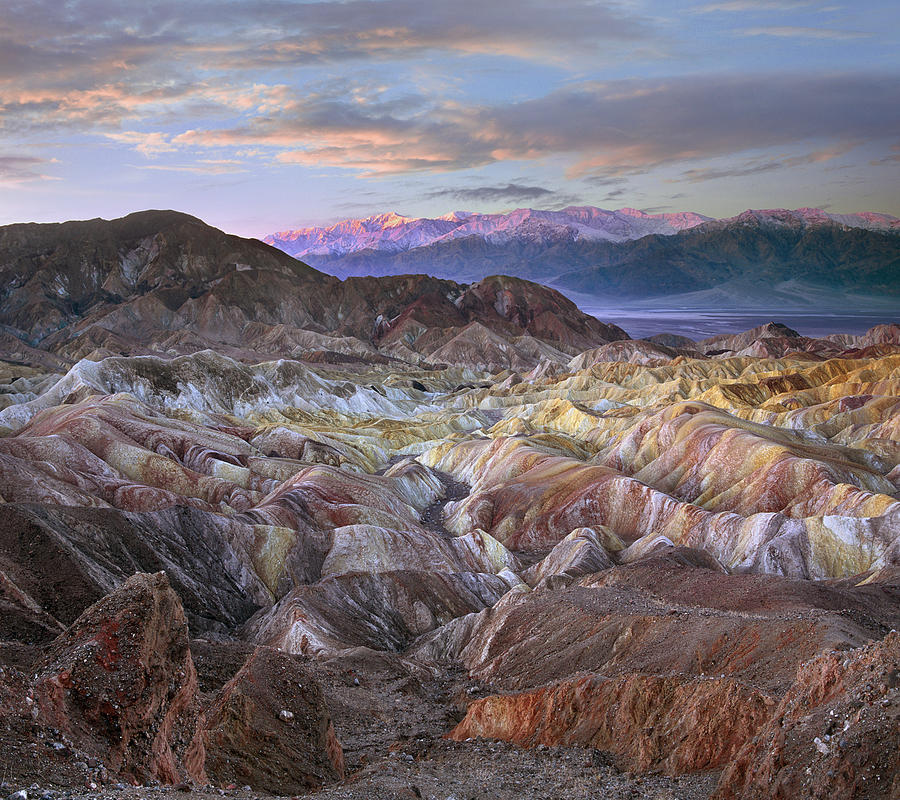 Zabriskie Point, Death Valley National Park, California Photograph by Tim Fitzharris