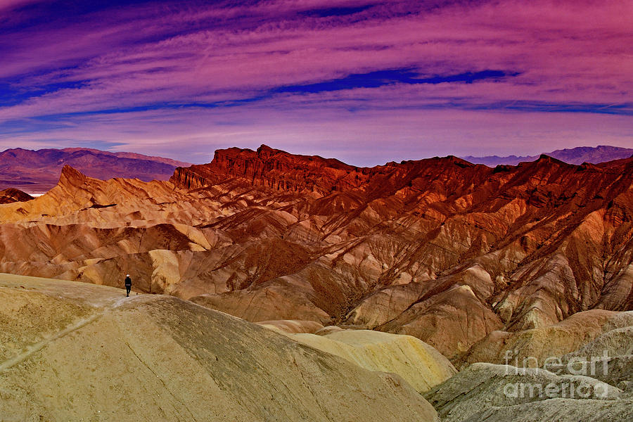 Zabriskie Point in Death Valley Photograph by Amazing Action Photo Video