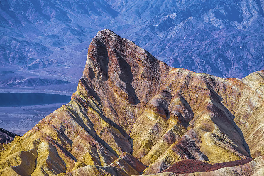 Zabriskie Point In Death Valley National Park Photograph by Alex Grichenko