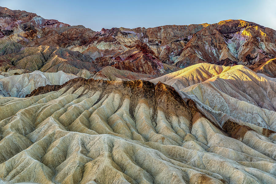 Zabriskie Point Sunrise Death Valley National Park, CA, USA Photograph by Doug Holck