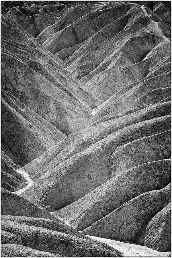 Landscape Photograph - Zabriskie Tones by Benton Murphy