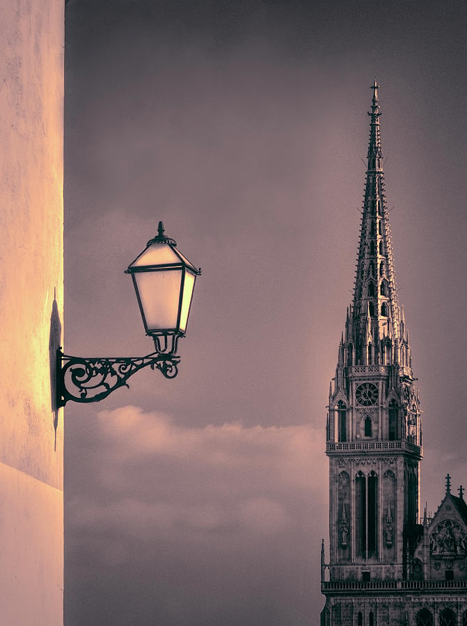 Zagreb Cathedral Spire Photograph by Claude LeTien