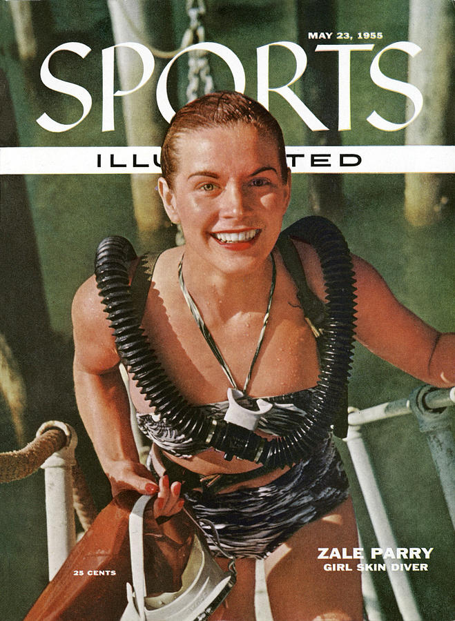 Zale Parry Girl Skin Diver Sports Illustrated Cover Photograph by Sports Illustrated