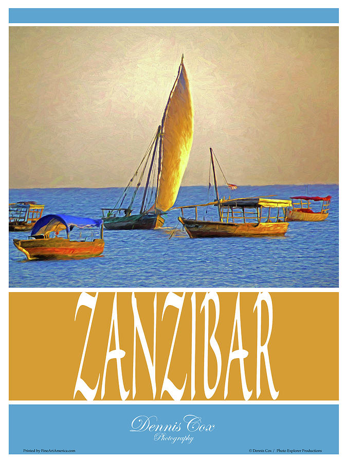 zanzibar travel poster