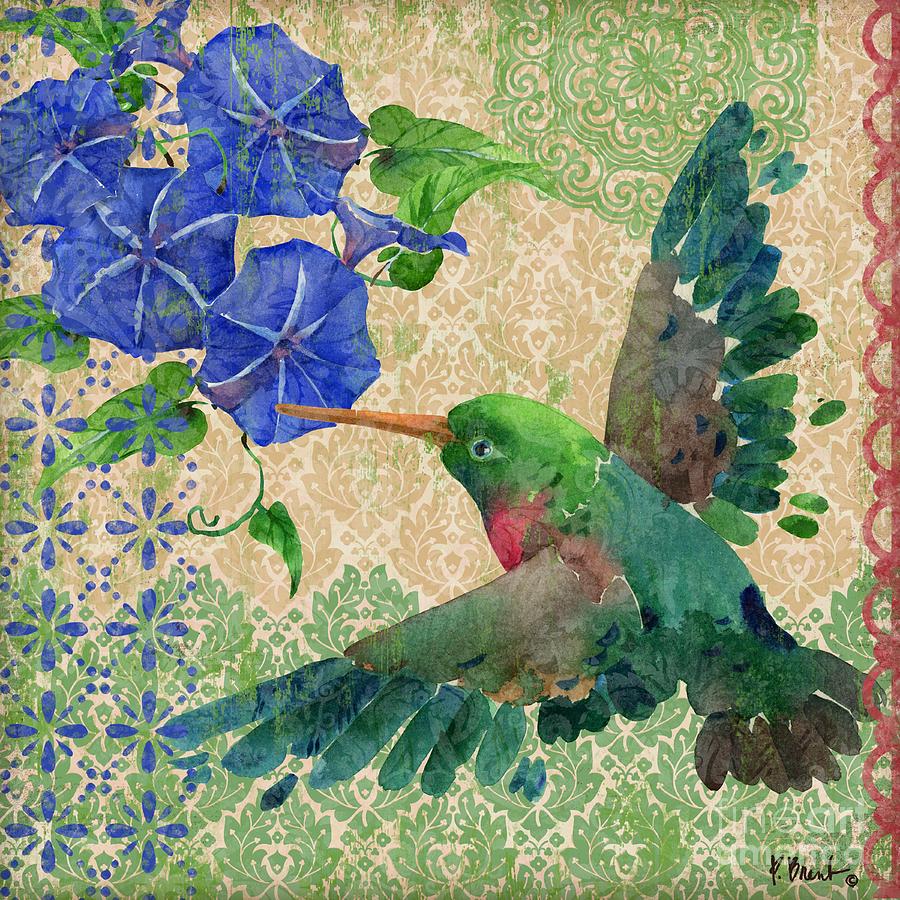 Zealous Hummingbird II Painting by Paul Brent Pixels