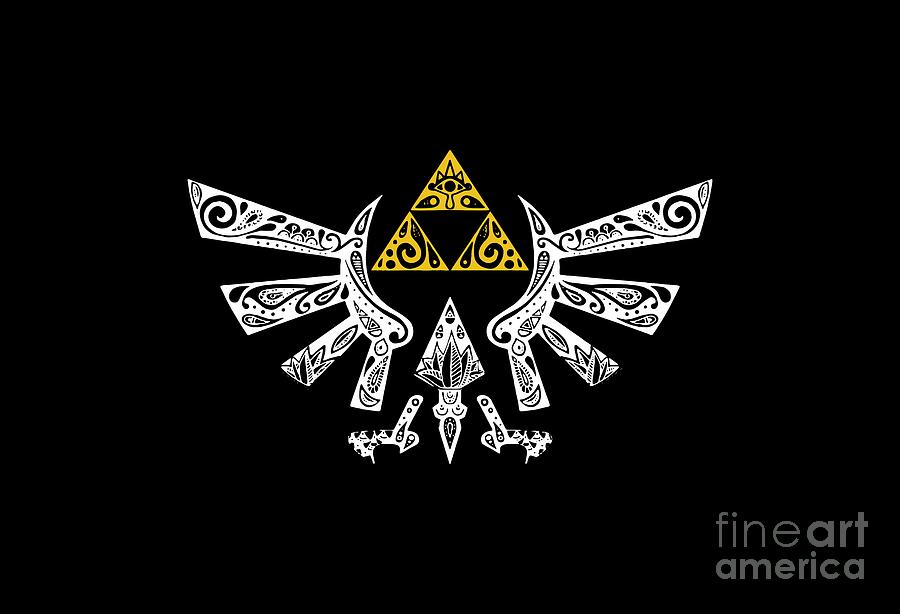 Zelda Digital Art - Zelda - Hyrule doodle by Poko Vaz