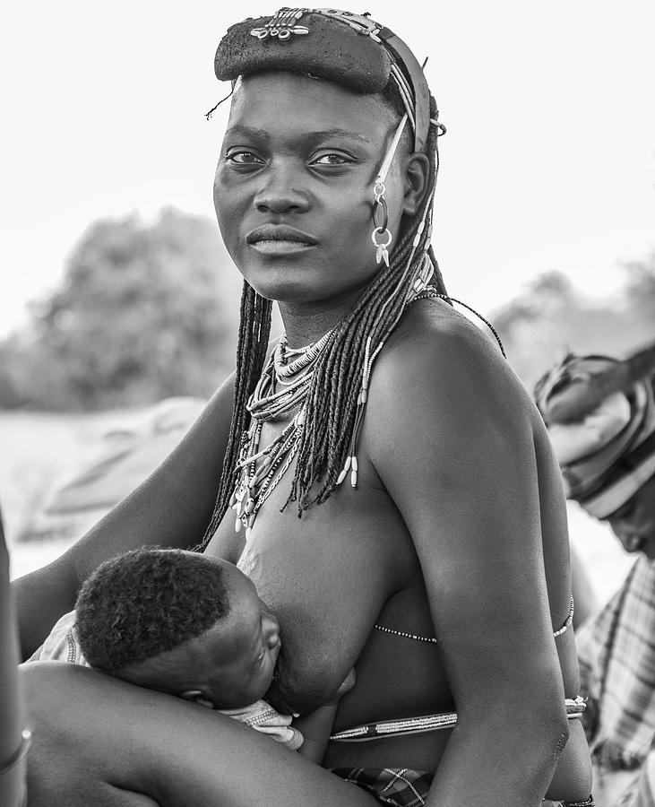 Zemba mother and child Photograph by Mache Del Campo