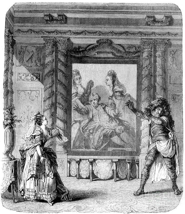 Zemire And Azor, Comic Opera, 1771 Drawing by Print Collector