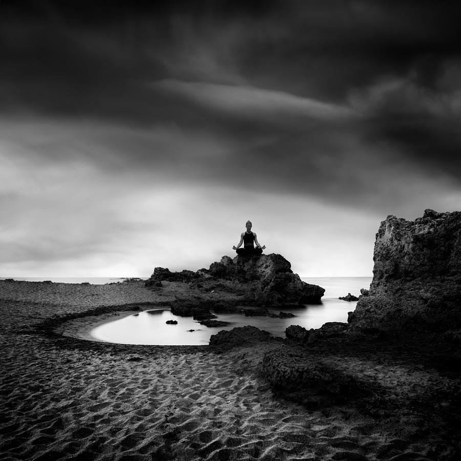 Black And White Photograph - Zen 15 by George Digalakis