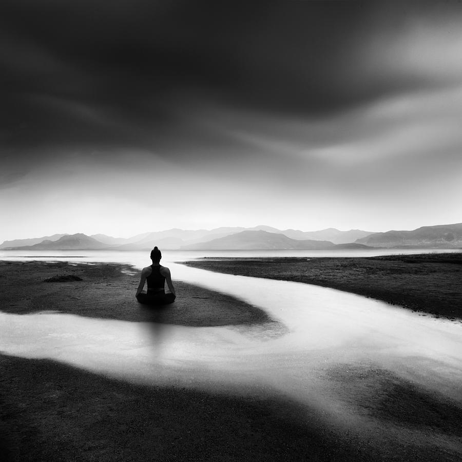 Buddha Photograph - Zen Stream by George Digalakis