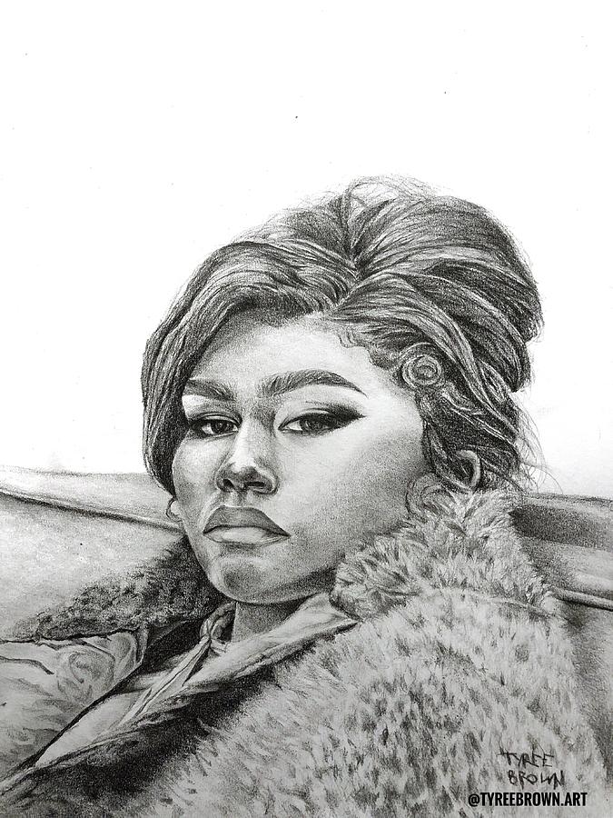 ArtStation  Zendaya sketch