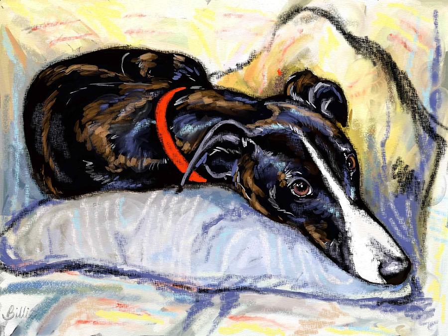Oil Painting Digital Art - Zephyr by Billie Mann Oil Painting Digital Art - Zephyr by Billie Mann