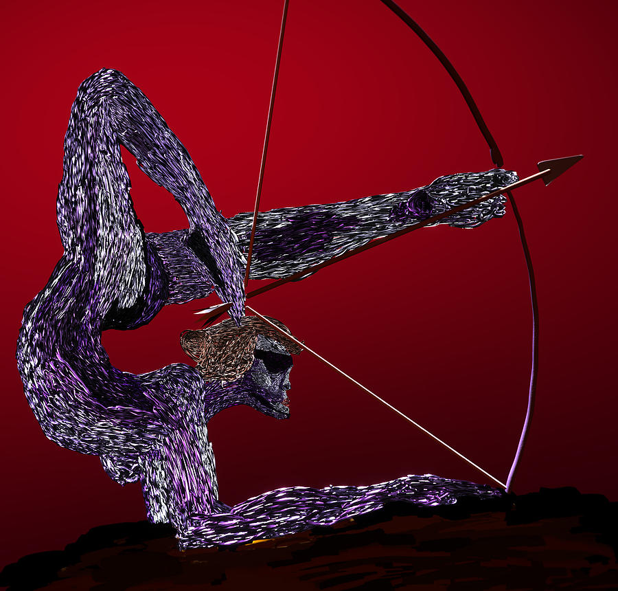 Bow Digital Art - Zephyr by Kevin Branham Bow Digital Art - Zephyr by Kevin Branham