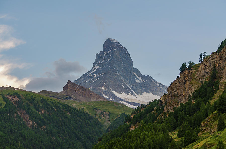 Zermatt View of Matterhorn Photograph by Douglas Wielfaert