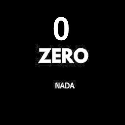 Zero Nada Digital Art by VIVA Anderson