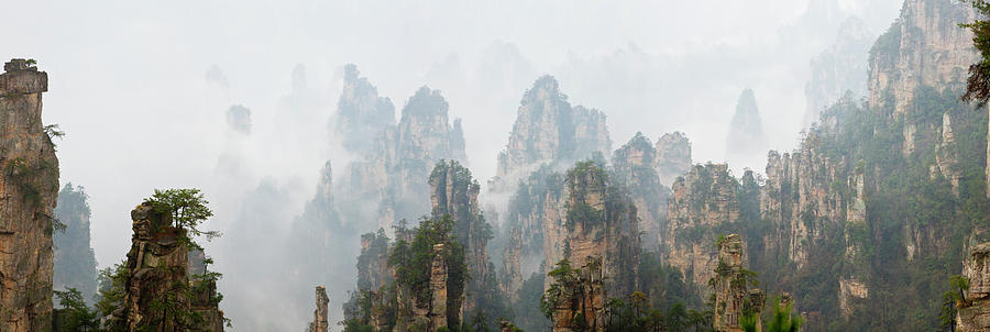 Zhangjijie, China Photograph by Peter Adams