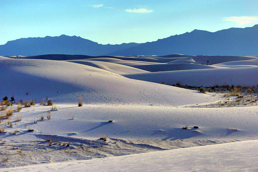 Landscape Photograph - Zigzag - White Sands - New Mexico by Nikolyn McDonald