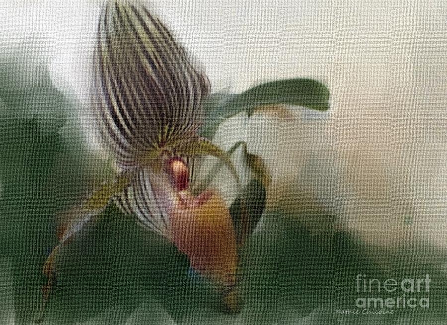 Lady Slipper Orchid by Kathie Chicoine Lady Slipper Orchid by Kathie Chicoine