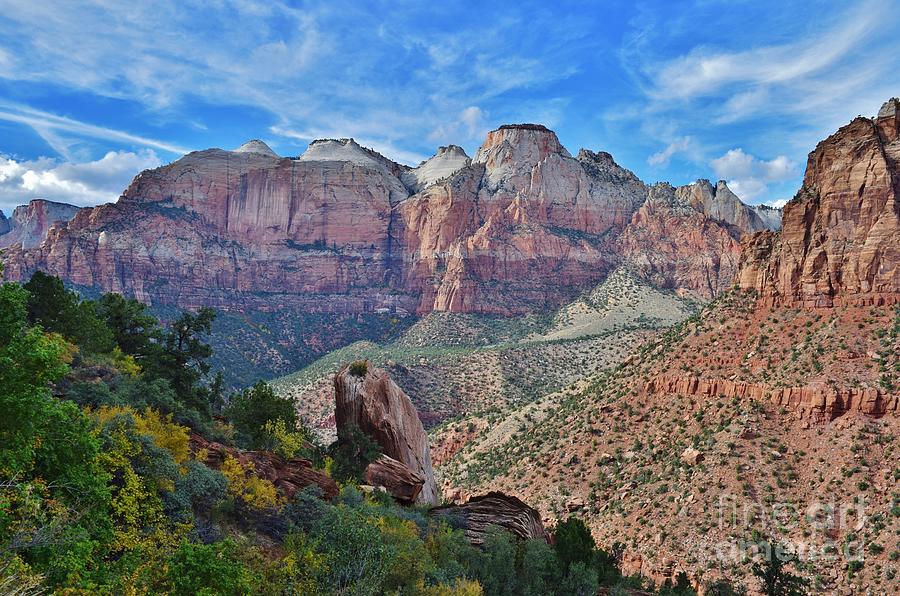 Zion Beauty From A Distance Photograph by Janet Marie