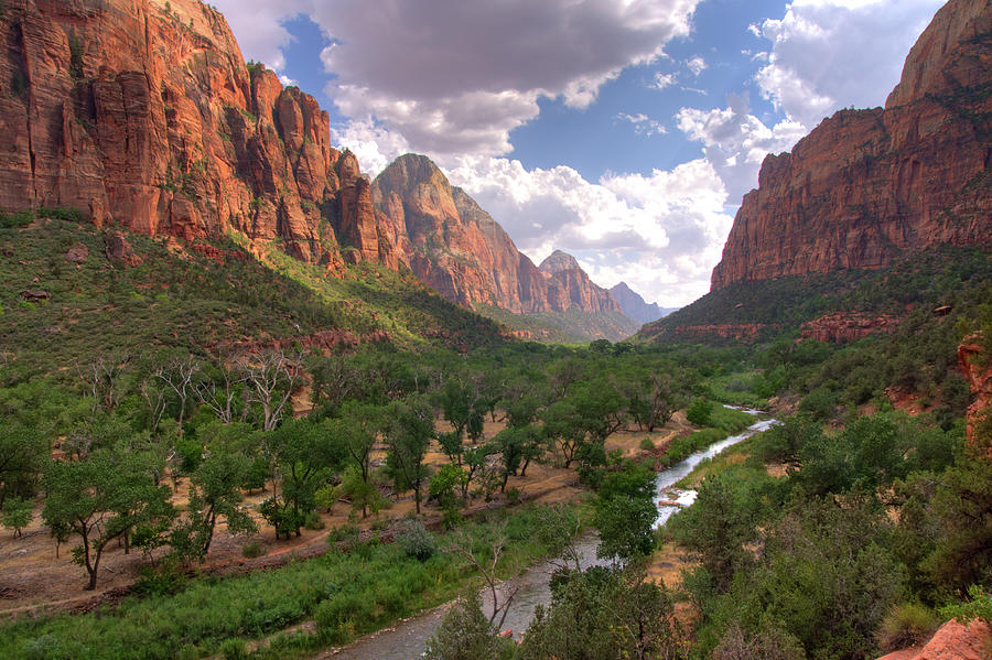 Zion National Park Canyon Photograph by By Sathish Jothikumar