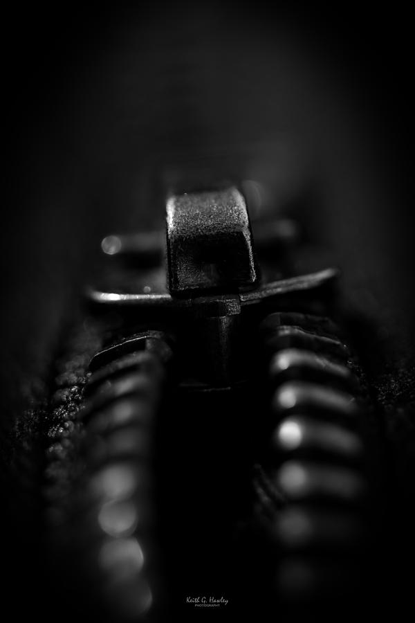 Zipper Photograph by Keith Hawley