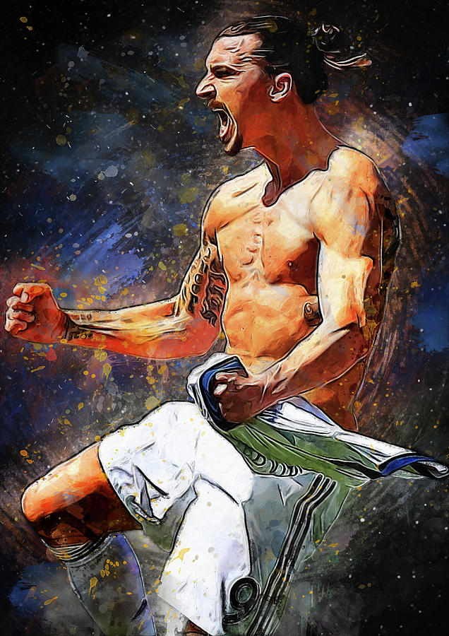 Zlatan Ibrahimovic Digital Art - Zlatan Ibrahimovic by Smh Yrdbk Zlatan Ibrahimovic Digital Art - Zlatan Ibrahimovic by Smh Yrdbk