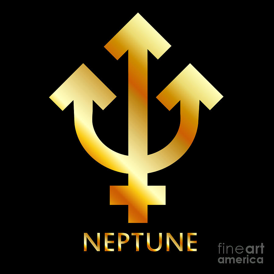 astrological neptune symbol