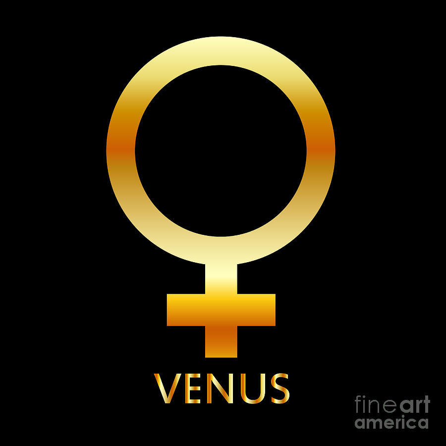 zodiac-and-astrology-symbol-of-the-planet-venus-in-gold-colors