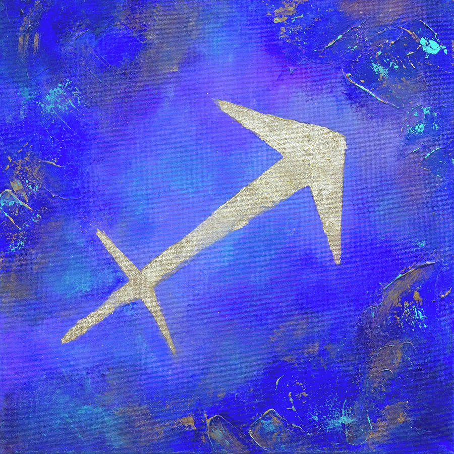Zodiac Sagittarius Painting by Linh Nguyen-Ng