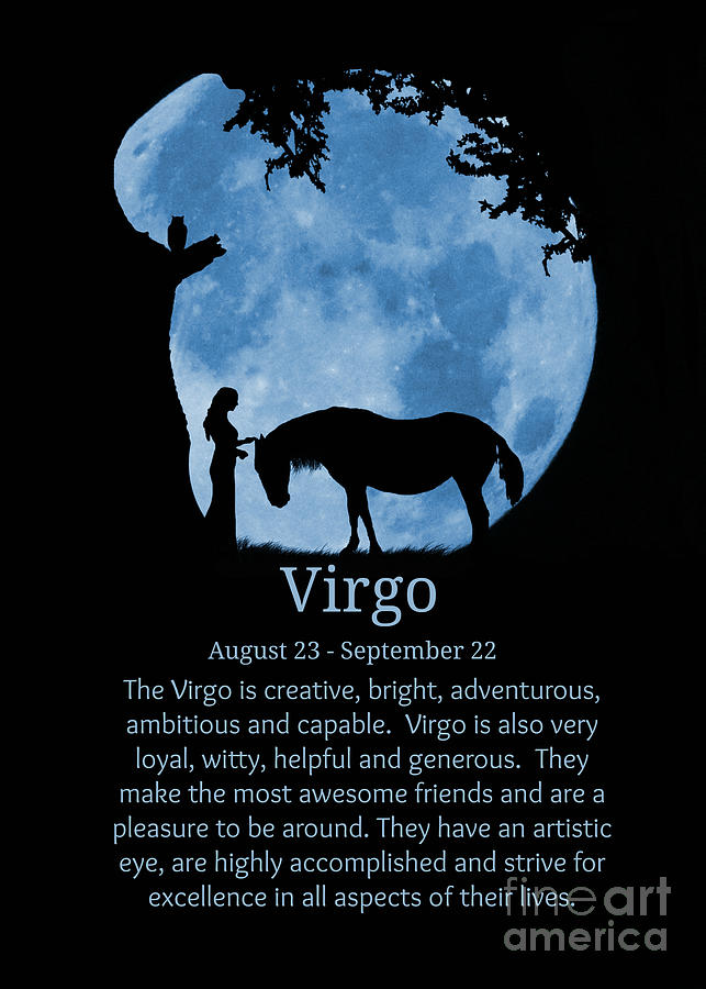 Zodiac Sign of Virgo August and September Birthdays Photograph by