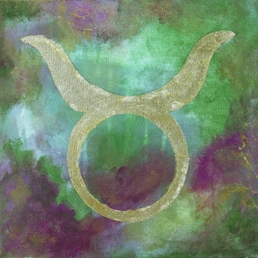 Zodiac Taurus Painting by Linh Nguyen-Ng