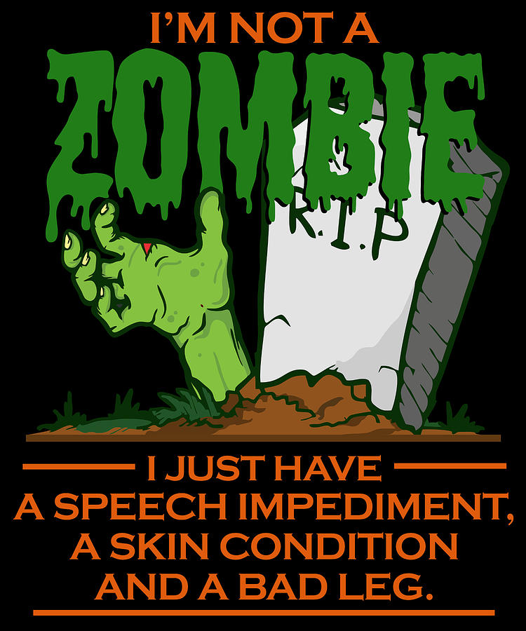 Zombie Halloween Art for Handicaps Skin Disorder Dark Digital Art by ...