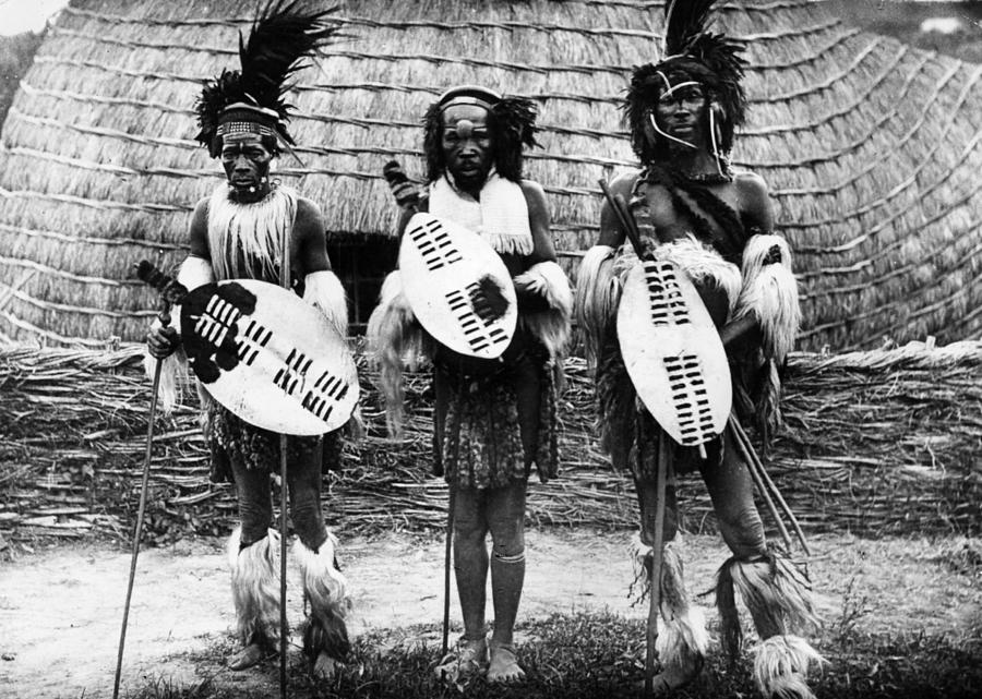 Zulu Chiefs Photograph by Hulton Archive