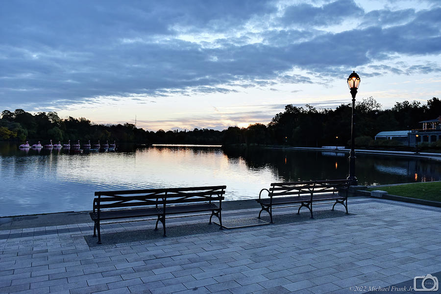 0004 AUTUMN MORNING at HOYT LAKE 16OCT2022MFJr Photograph by Michael
