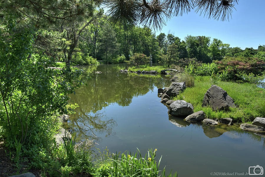 0004 REFLECTING at the JAPANESE GARDENS Photograph by Michael Frank Jr ...