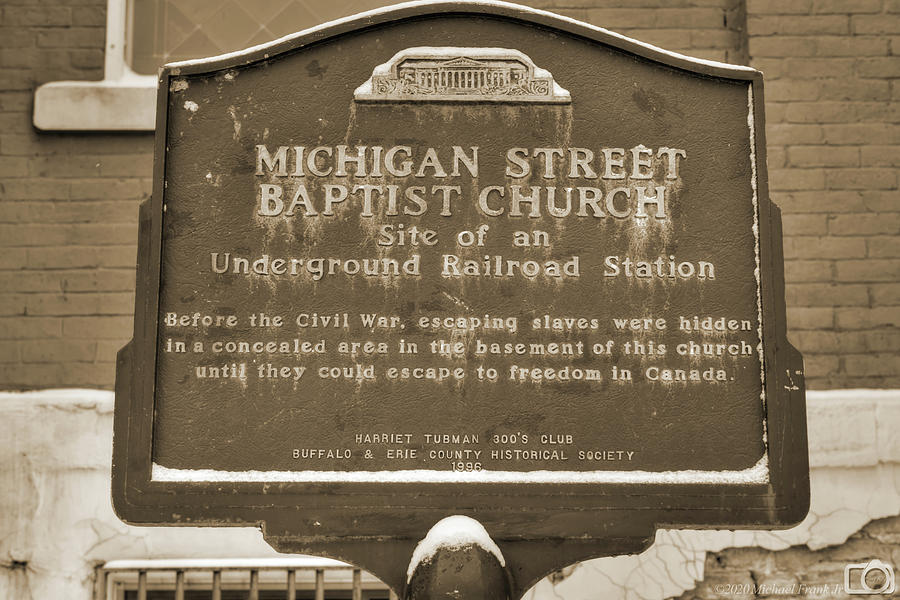 Mug Photograph - 0013 MICHIGAN STREET BAPTIST CHURCH 27FEB2020 sepia tone by Michael Frank Jr