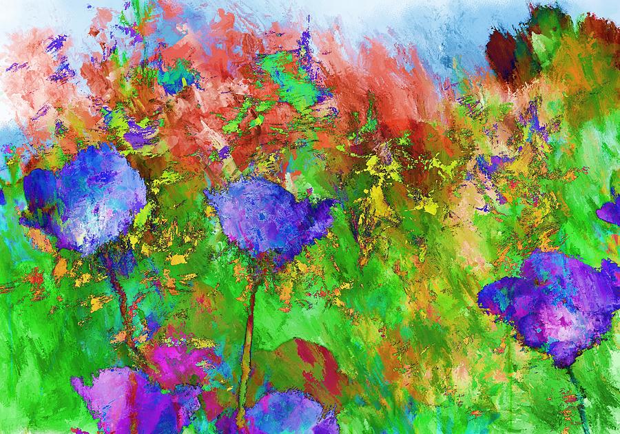 0221 Floral4 Digital Art by David Lane