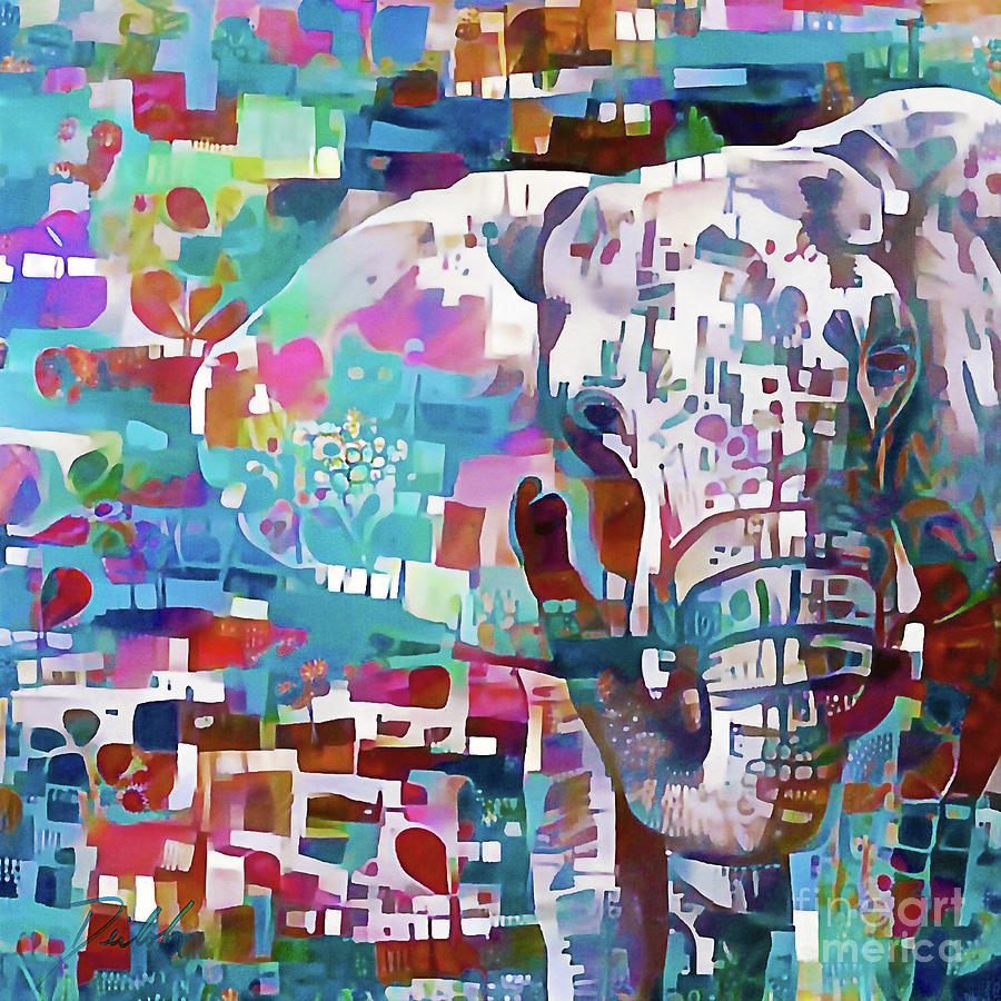 04 of 30 Elephant Painting by Denise Deiloh
