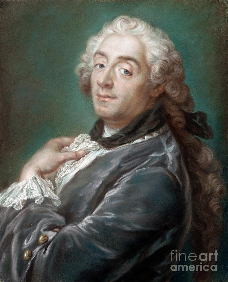 Francois Boucher Painting by Gustaf Lundberg
