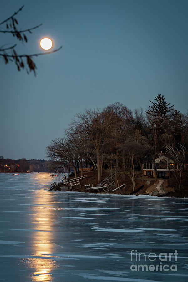 0676_Full Moon WBL Photograph by Mark Triplett