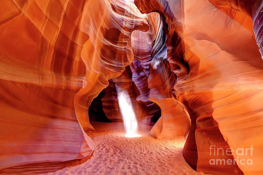 0728 Upper Antelope Canyon - Arizona Photograph by Steve Sturgill