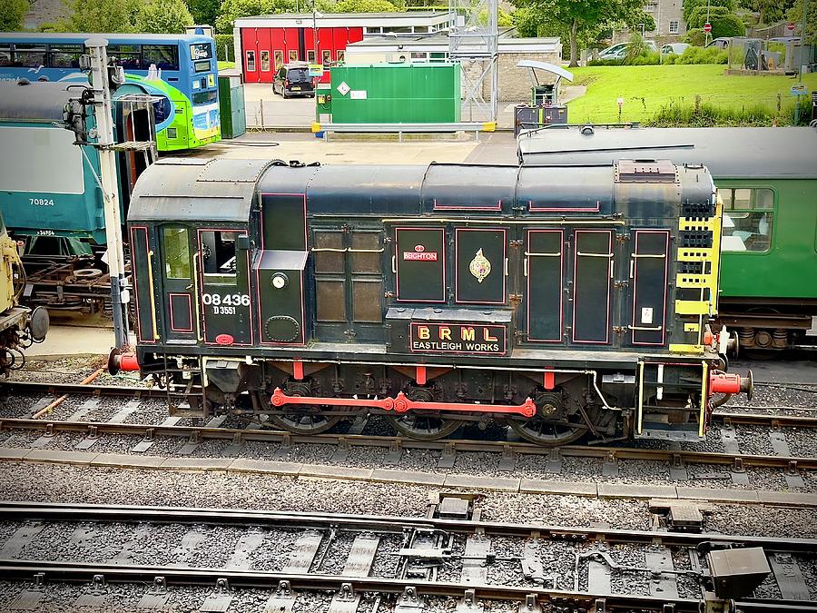 08436 Class 08 Diesel Locomotive Shunter Photograph by Gordon James