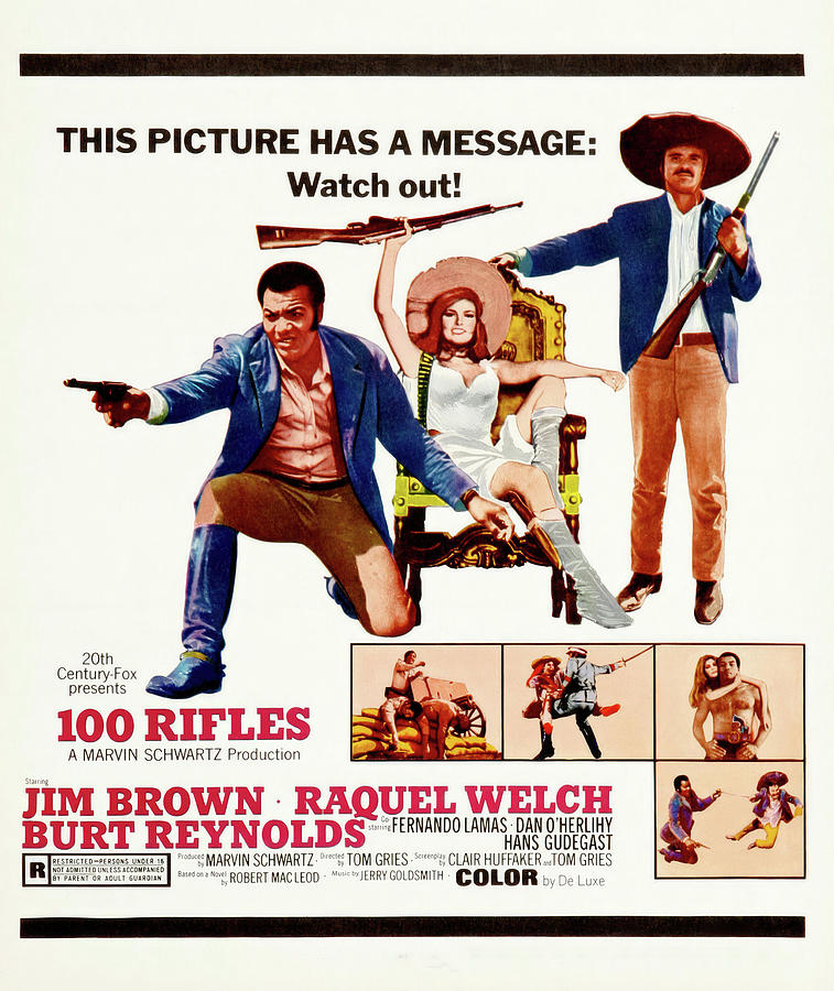 100 RIFLES -1969-, directed by TOM GRIES. Photograph by Album