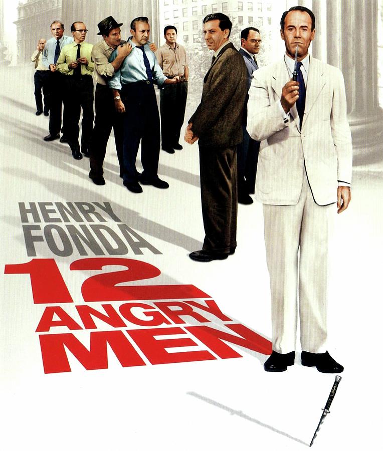 12 Angry Men movie poster Digital Art by Leone Letter Pixels